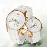 Buy Shop Emporio Armani Sportivo White Dial White Rubber Strap Watch For Men - AR5919 USA Online