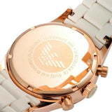 Buy Shop Emporio Armani Sportivo White Dial White Rubber Strap Watch For Men - AR5919 USA Online