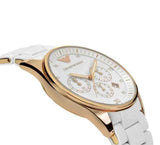 Buy Shop Emporio Armani Sportivo White Dial White Rubber Strap Watch For Men - AR5919 USA Online