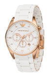 Buy Shop Emporio Armani Sportivo White Dial White Rubber Strap Watch For Men - AR5919 USA Online