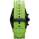 Buy Shop Emporio Armani Sports Analog Black Dial Green Rubber Strap Watch For Men - AR6115 USA Online