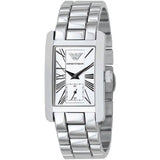 Buy Shop Emporio Armani White Dial Silver Stainless Steel Watch For Women - AR0146 USA Online