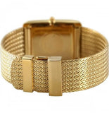 Buy Shop Emporio Armani Super Slim Quartz White DIal Gold Mesh Bracelet Watch For Women - AR2017 USA Online