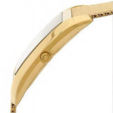 Buy Shop Emporio Armani Super Slim Quartz White DIal Gold Mesh Bracelet Watch For Women - AR2017 USA Online
