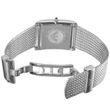 Buy Shop Emporio Armani Super Slim Quartz White Dial Silver Mesh Bracelet Watch For Women - AR2015 USA Online