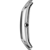 Buy Shop Emporio Armani Super Slim Quartz White Dial Silver Mesh Bracelet Watch For Women - AR2015 USA Online