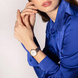 Buy Shop Emporio Armani T Bar Gianni Classic Mother Of Pearl Dial Two Tone Steel Strap Watch For Women - AR1683 USA Online