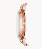 Buy Shop Emporio Armani T-Bar Gianni Crystal Pave Dial Rose Gold Steel Strap Watch For Women - AR11244 USA Online