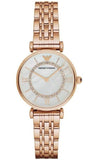 Buy Shop Emporio Armani T-Bar Gianni Crystal Pave Dial Rose Gold Steel Strap Watch For Women - AR11244 USA Online