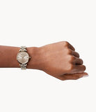 Buy Shop Emporio Armani T-Bar Gianni Rose Gold Dial Rose Gold Steel Strap Watch For Women - AR11059 USA Online