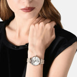 Buy Shop Emporio Armani T-Bar Gianni Rose Gold Dial Rose Gold Steel Strap Watch For Women - AR11059 USA Online