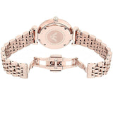 Buy Shop Emporio Armani T-Bar Gianni Rose Gold Dial Rose Gold Steel Strap Watch For Women - AR11059 USA Online