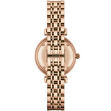 Buy Shop Emporio Armani T-Bar Gianni Rose Gold Dial Rose Gold Steel Strap Watch For Women - AR11059 USA Online