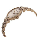 Buy Shop Emporio Armani T-Bar Gianni Rose Gold Dial Rose Gold Steel Strap Watch For Women - AR11059 USA Online