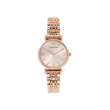 Buy Shop Emporio Armani T-Bar Gianni Rose Gold Dial Rose Gold Steel Strap Watch For Women - AR11059 USA Online
