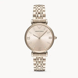 Buy Shop Emporio Armani T-Bar Gianni Rose Gold Dial Rose Gold Steel Strap Watch For Women - AR11059 USA Online
