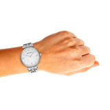 Buy Shop Emporio Armani T Bar Mother of Pearl Dial Steel Strap Watch For Women - AR1682 USA Online