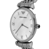 Buy Shop Emporio Armani T Bar Mother of Pearl Dial Steel Strap Watch For Women - AR1682 USA Online