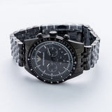 Buy Shop Emporio Armani Tazio Chronograph Black Dial Black Steel Strap Watch For Men - AR5989 USA Online