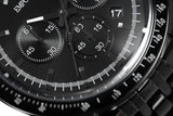 Buy Shop Emporio Armani Tazio Chronograph Black Dial Black Steel Strap Watch For Men - AR5989 USA Online