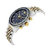 Buy Shop Emporio Armani Tazio Chronograph Blue Dial Two Tone Stainless Steel Watch For Men - AR6088 USA Online