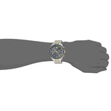 Buy Shop Emporio Armani Tazio Chronograph Blue Dial Two Tone Steel Strap Watch For Men - AR8030 USA Online