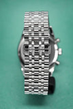 Buy Shop Emporio Armani Team Italia Chronograph Black Dial Silver Steel Strap Watch For Men - AR5983 USA Online