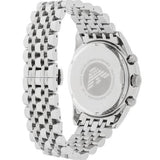 Buy Shop Emporio Armani Team Italia Chronograph Black Dial Silver Steel Strap Watch For Men - AR5983 USA Online