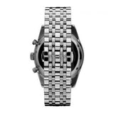 Buy Shop Emporio Armani Team Italia Chronograph Black Dial Silver Steel Strap Watch For Men - AR5983 USA Online