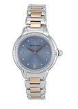 Buy Shop Emporio Armani Three Hand Blue Dial Two Tone Steel Strap Watch for Women - AR11597 USA Online