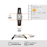 Buy Shop Emporio Armani Two Hand Crystals Silver Dial Black Leather Strap Watch for Women - AR11623 USA Online