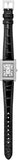 Buy Shop Emporio Armani Two Hand Crystals Silver Dial Black Leather Strap Watch for Women - AR11623 USA Online