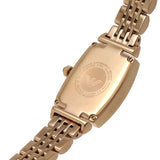 Buy Shop Emporio Armani Two Hand Diamonds Burgundy Dial Rose Gold Steel Strap Watch For Women - AR11488 USA Online