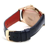 Buy Shop Emporio Armani Classic Silver Dial Blue Leather Strap Watch For Men - AR11131 USA Online