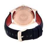 Buy Shop Emporio Armani Classic Silver Dial Blue Leather Strap Watch For Men - AR11131 USA Online