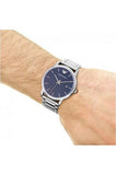 Buy Shop Emporio Armani Luigi Blue Dial Silver Steel Strap Watch For Men - AR11089 USA Online