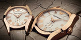 Buy Shop Emporio Armani Valente Analog Beige Dial Beige Leather Strap Watch For Men - AR1667 USA Online