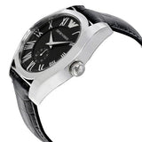 Buy Shop Emporio Armani Valente Black Dial Black Leather Strap Watch For Men - AR0643 USA Online