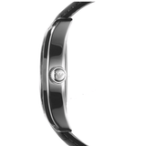Buy Shop Emporio Armani Valente Black Dial Black Leather Strap Watch For Men - AR0643 USA Online