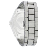 Buy Shop Emporio Armani Valente Black Dial Silver Steel Strap Watch For Men - AR0680 USA Online