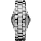 Buy Shop Emporio Armani Valente Black Dial Silver Steel Strap Watch For Men - AR0680 USA Online
