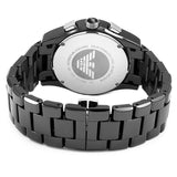 Buy Shop Emporio Armani Valente Chronograph Black Dial Black Ceramic Strap Watch For Men - AR1400 USA Online