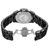 Buy Shop Emporio Armani Valente Chronograph Black Dial Black Ceramic Strap Watch For Men - AR1400 USA Online