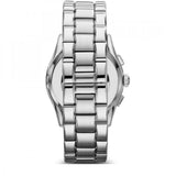 Buy Shop Emporio Armani Valente Chronograph Black Dial Silver Stainless Steel Watch For Men - AR0673 USA Online