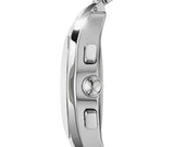 Buy Shop Emporio Armani Valente Chronograph Black Dial Silver Stainless Steel Watch For Men - AR0673 USA Online