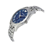 Buy Shop Emporio Armani Valente Chronograph Blue Dial Silver Steel Strap Watch For Men - AR1789 USA Online