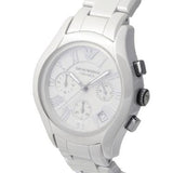 Buy Shop Emporio Armani Valente Chronograph Grey Dial Grey Steel Strap Watch For Men - AR1460 USA Online
