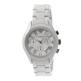 Buy Shop Emporio Armani Valente Chronograph Grey Dial Grey Steel Strap Watch For Men - AR1460 USA Online