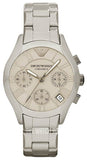 Buy Shop Emporio Armani Valente Chronograph Grey Dial Grey Steel Strap Watch For Men - AR1460 USA Online