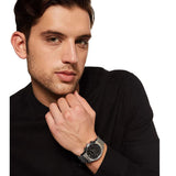 Buy Shop Emporio Armani Valente Chronograph Quartz Black Dial Silver Steel Strap Watch For Men - AR11083 USA Online